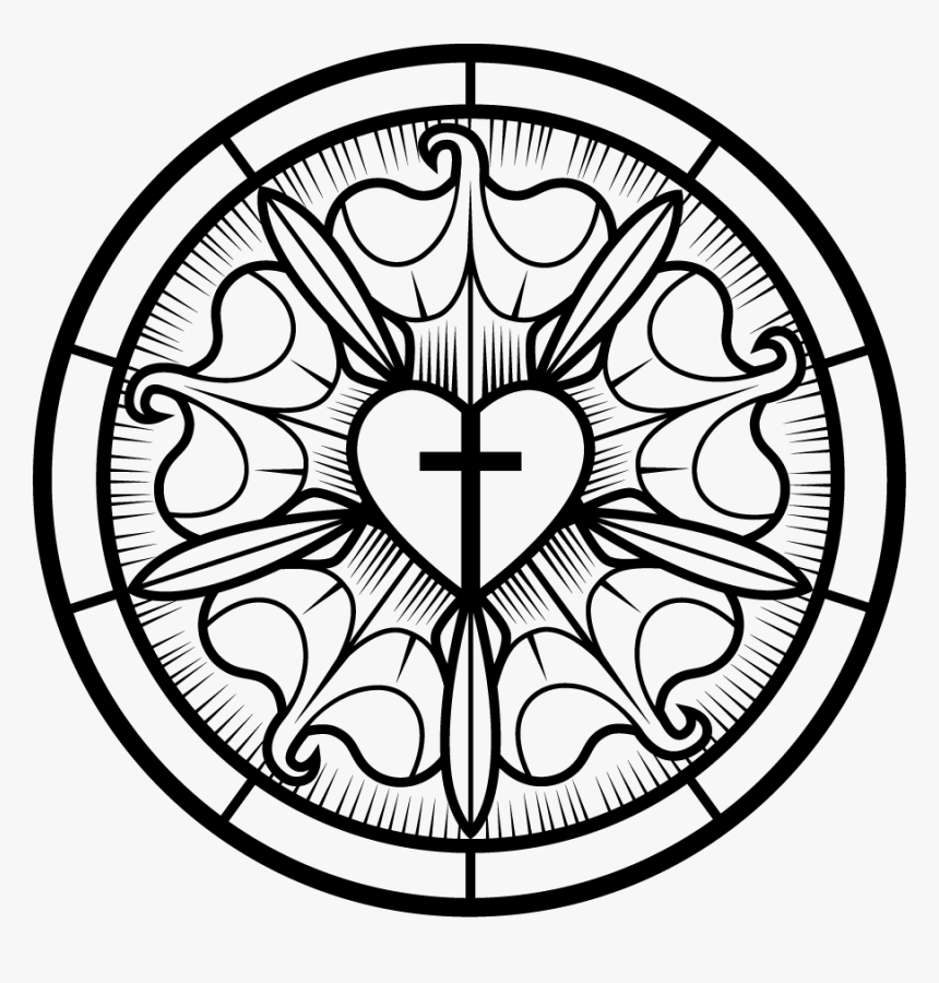 Luther Rose - Luther Rose Black And White, HD Png Download