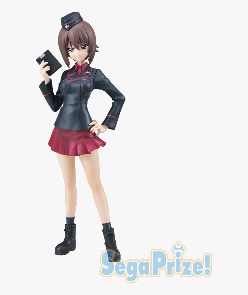 Sega Maho Nishizumi Pm Figure - Girls Und Panzer Kuromorimine, HD Png Download