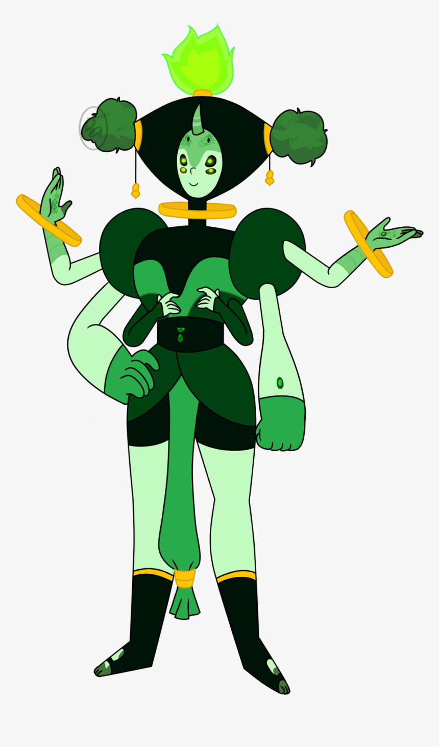 Gaia Stone Steven Universe , Transparent Cartoons - Steven Universe Gaia, HD Png Download