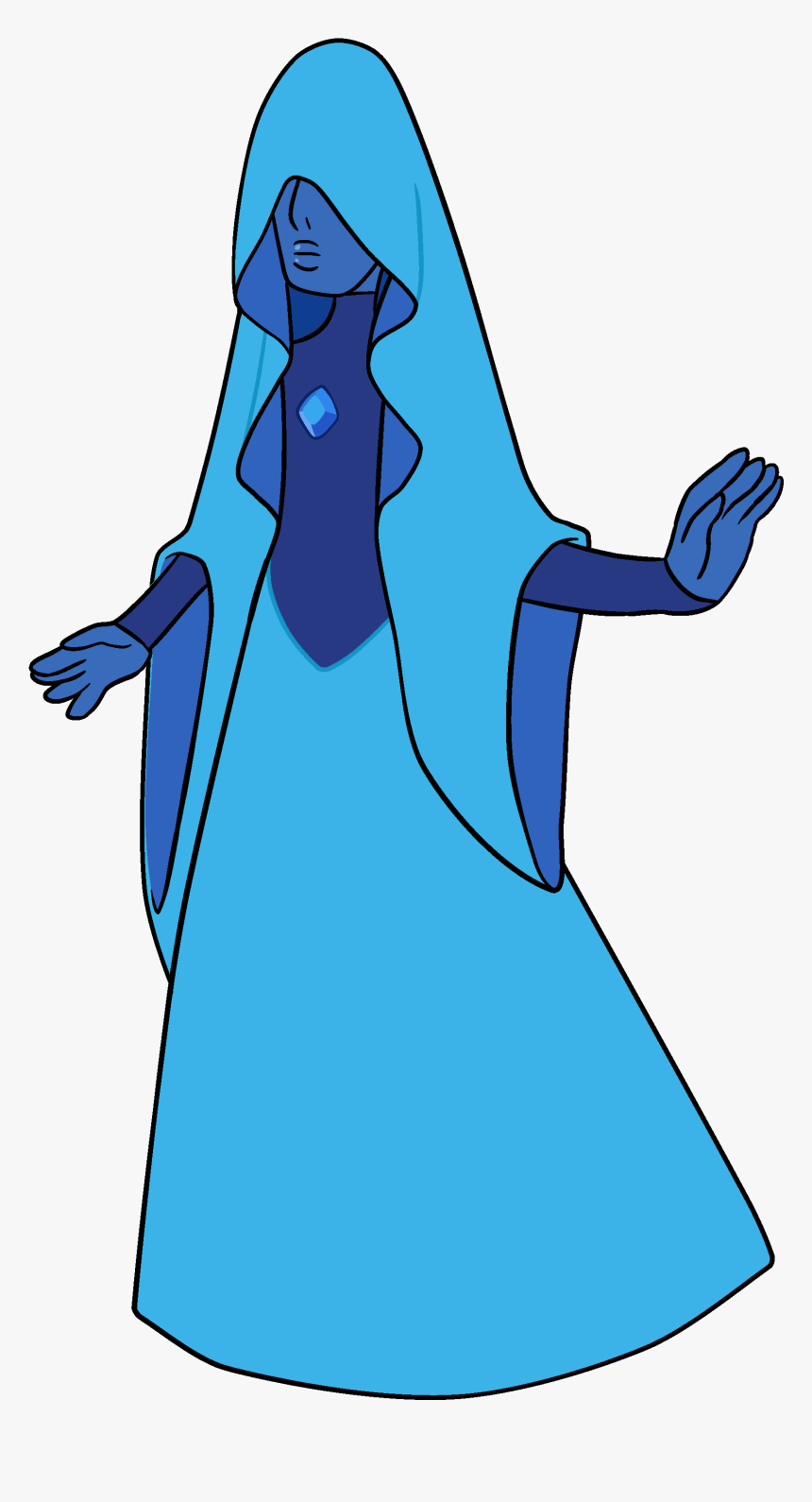 Image Blue Diamond Standing - Steven Universe Characters Diamond, HD Png Download