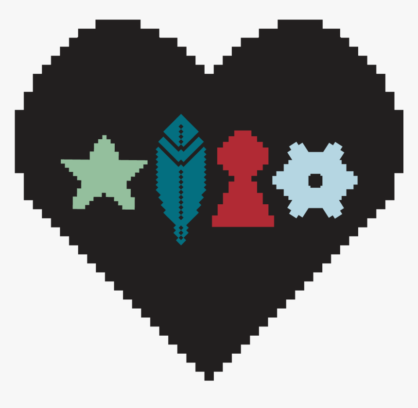 Pixel Art Emoji Heart, HD Png Download