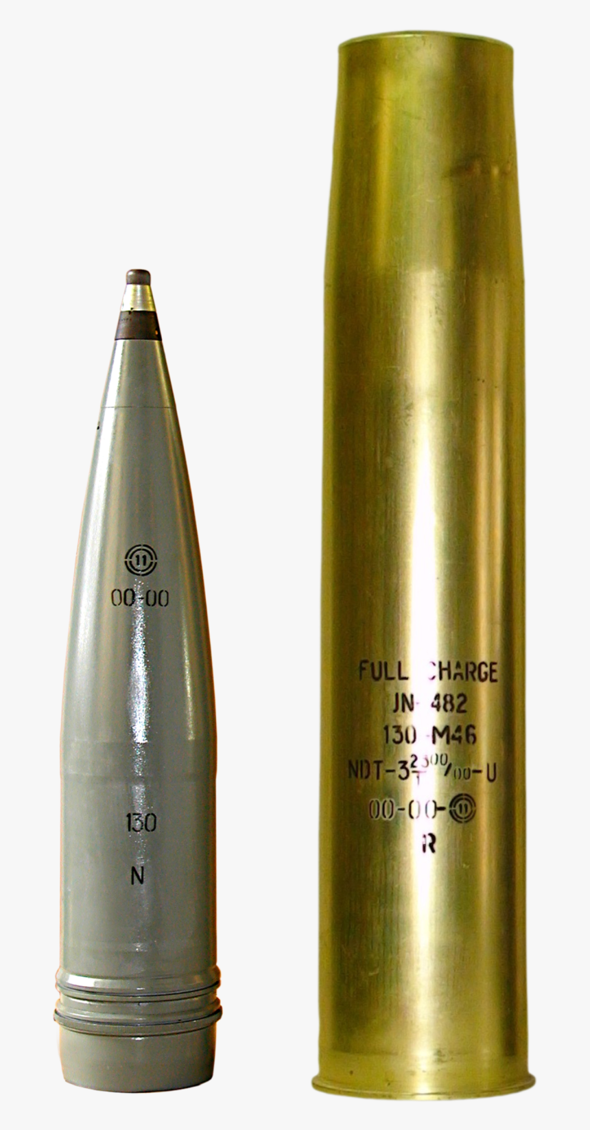 The 130 Mm Round With A He-frag Projectile Is A Separate - Bomb, HD Png Download