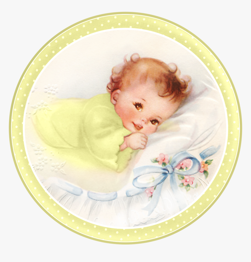 Vintage Baby Clipart, HD Png Download