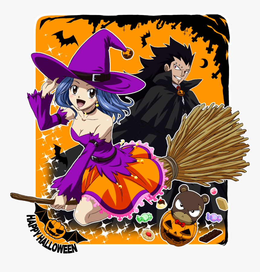 Levy Mcgarden And Gajeel Halloween, HD Png Download