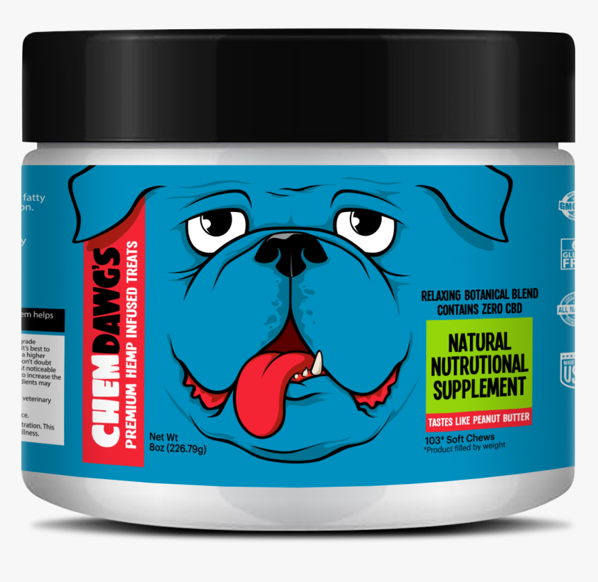 Relaxing Botanical Blend Dog Treats With Cbd From Chemdawg - Cannabidiol, HD Png Download
