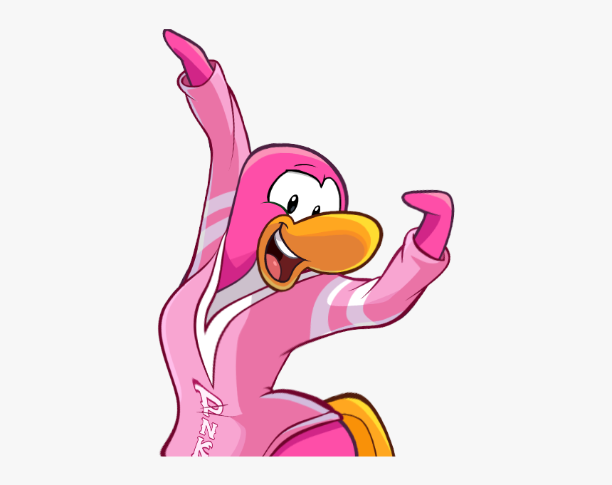 Club Penguin Pink Penguin, HD Png Download