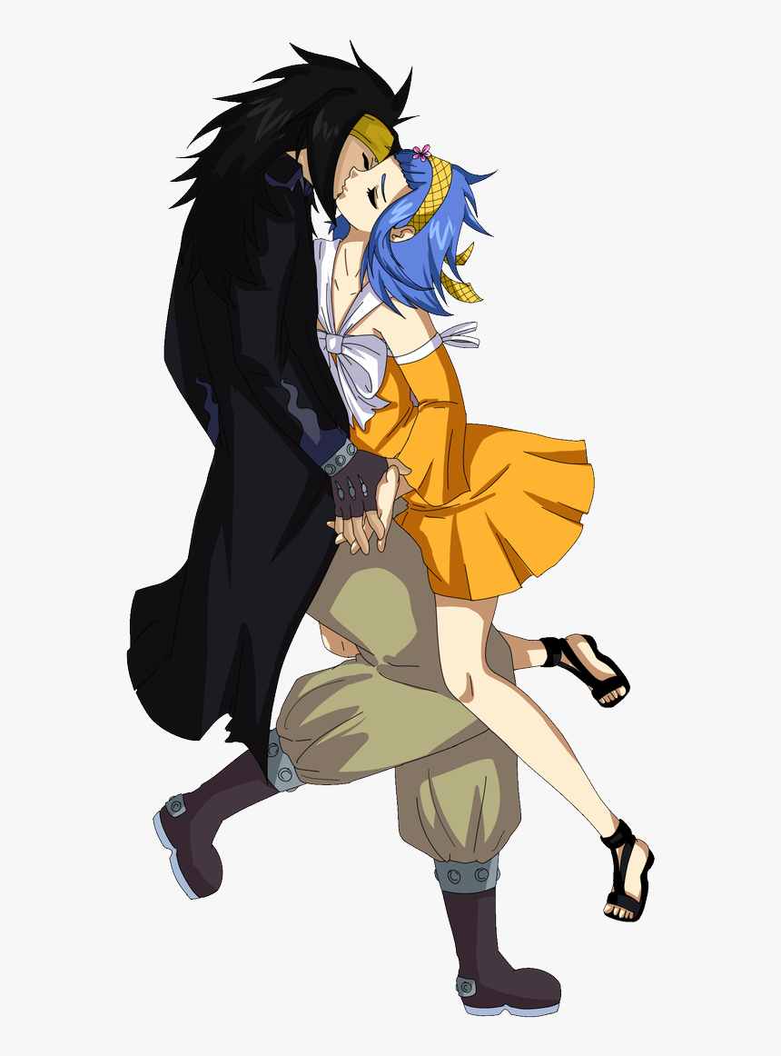 #fairytail #gajevy #gajeel #gajeelredfox #levy #levymcgarden - Cartoon, HD Png Download