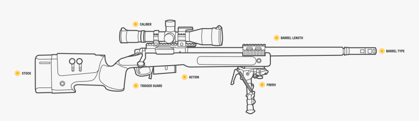 M40a5 Blueprint, HD Png Download