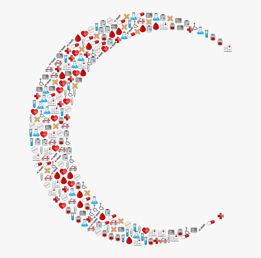 Medical Icons Crescent - Portable Network Graphics, HD Png Download