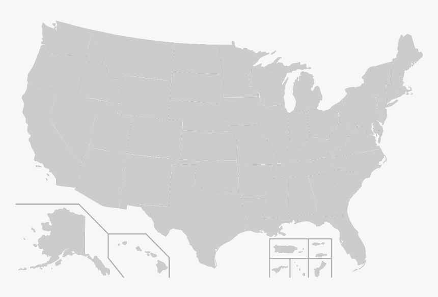 United States Of America Map Png, Transparent Png