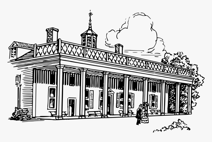 Shed,estate,house - Verandah Clipart, HD Png Download