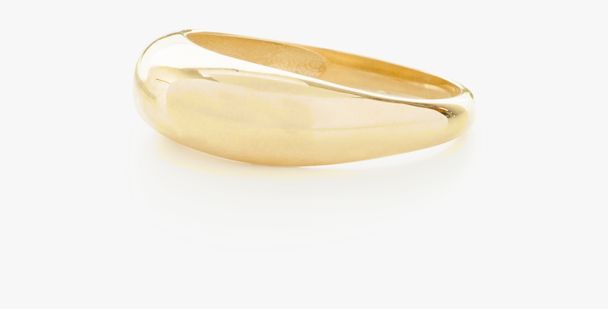 Mejuri Thin Dôme Pinky Ring, $290, Available Here - Ring, HD Png Download