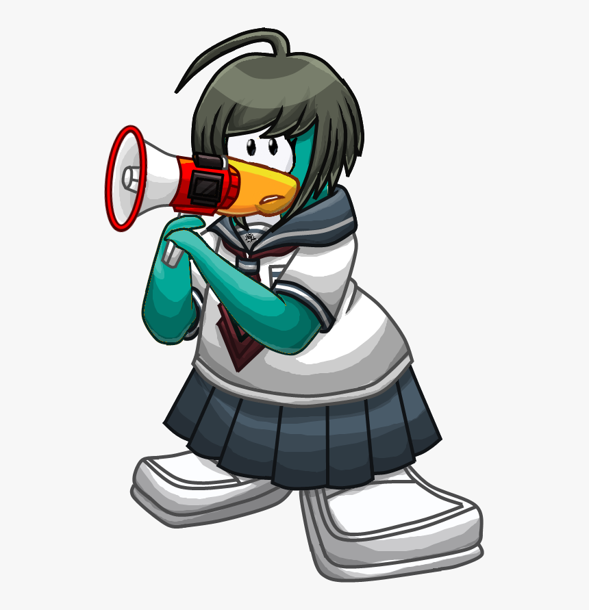 Nagito Komaeda Club Penguin, HD Png Download