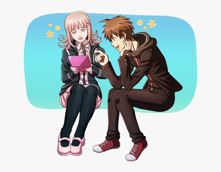 Danganronpa Chiaki X Makoto, HD Png Download