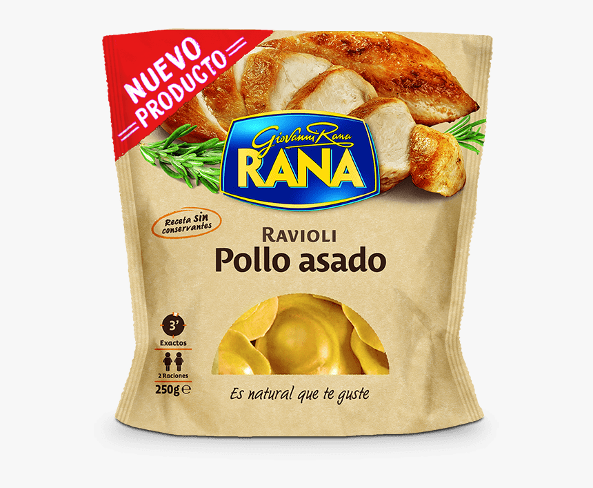 Ravioli Pollo Asado - Tortellini Rana Prosciutto Crudo, HD Png Download