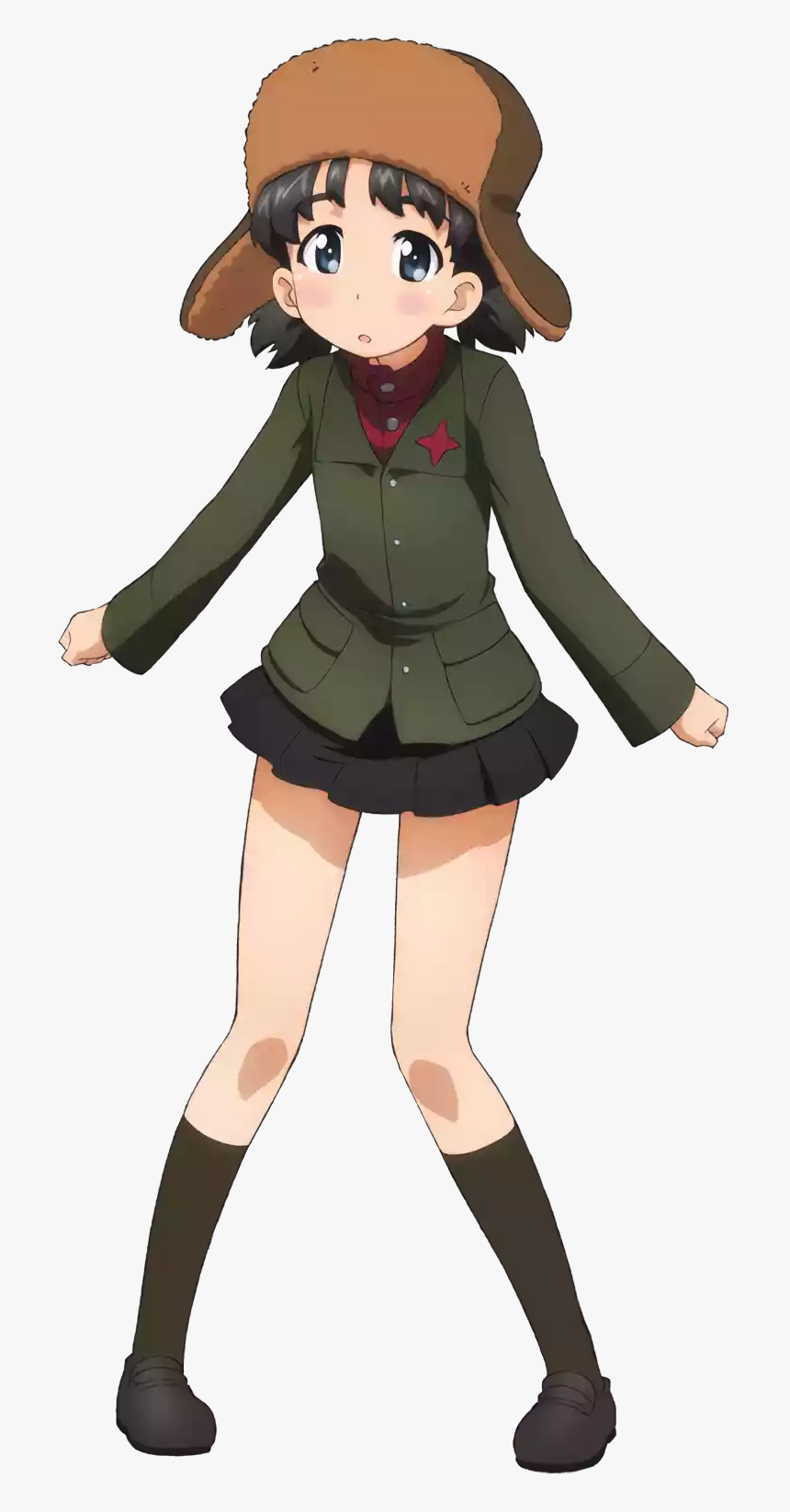 Girls Und Panzer Wiki - Girls Und Panzer Kv2 Crew, HD Png Download