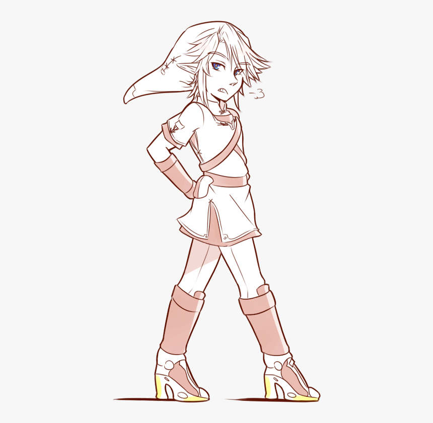 My Art Loz Smash Bros Ssb4 Yaaaas Link Yaaaaaaas You - Cartoon, HD Png Download