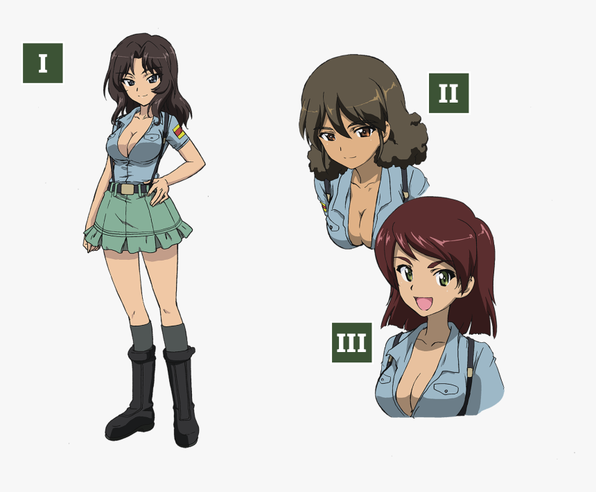 青師団高校 - Girls Und Panzer Blue Division, HD Png Download