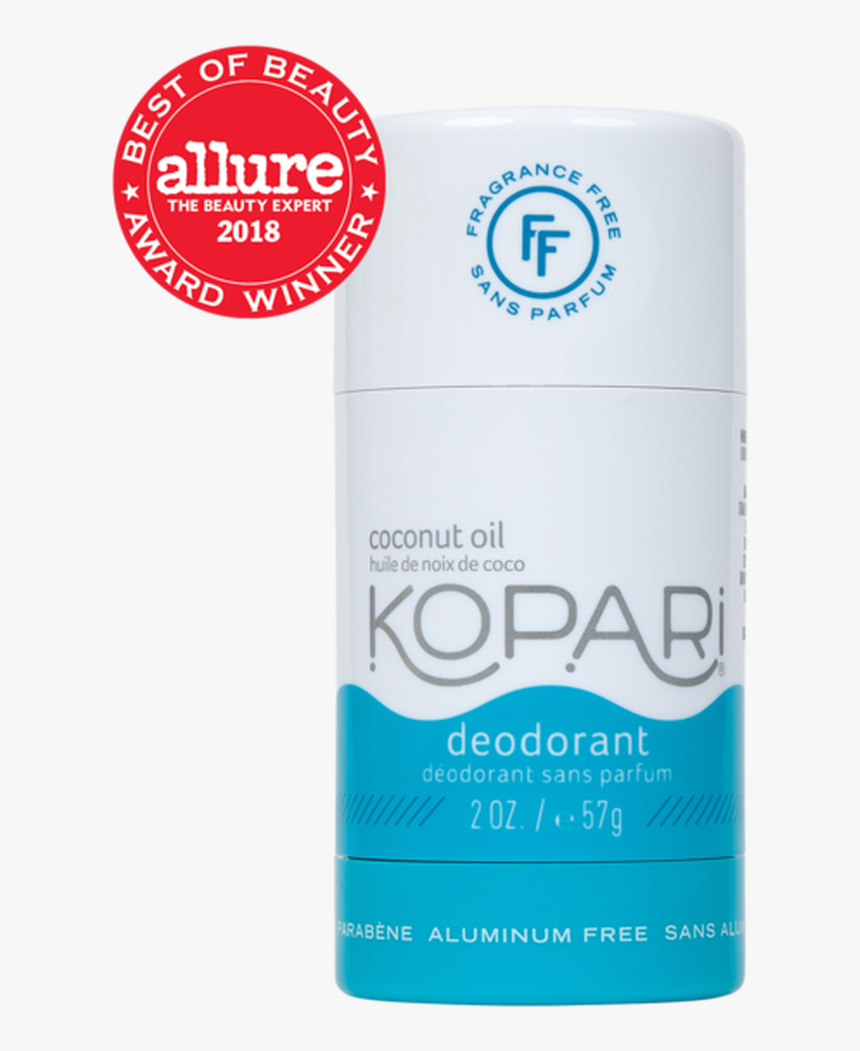 Coconut Oil Deodorant, Fragrance Free - Kopari Coconut Deodorant, HD Png Download