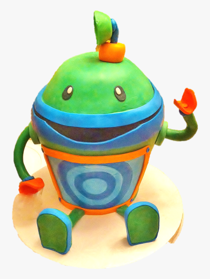 Team Umizoomis Bot Cake I Used 3 7in Cakes 1 6in Cake - Push & Pull Toy, HD Png Download