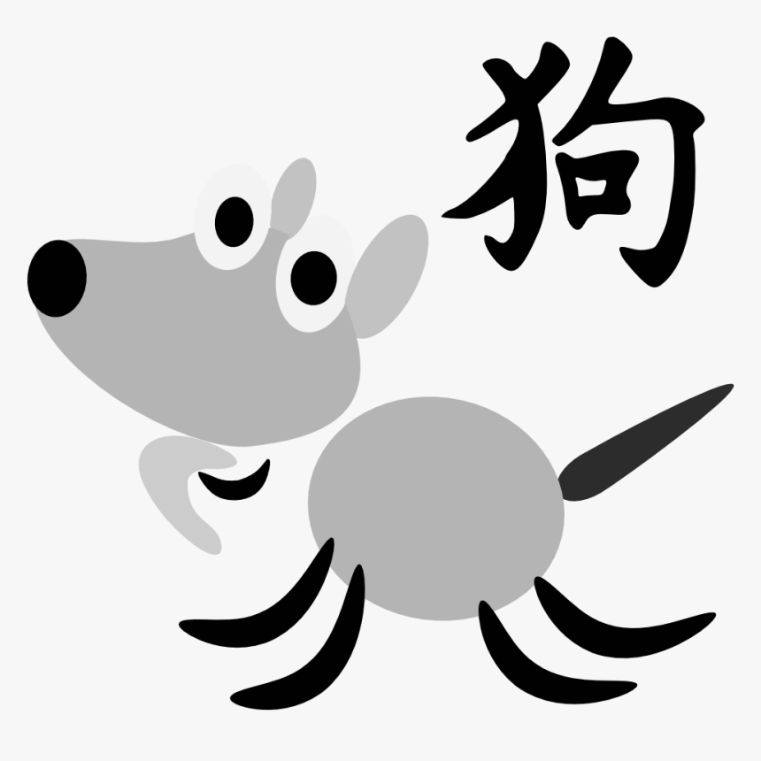 Chinese Horoscope Dog Sign Character Clipart - Chinese Symbol Tattoos And Meanings, HD Png Download