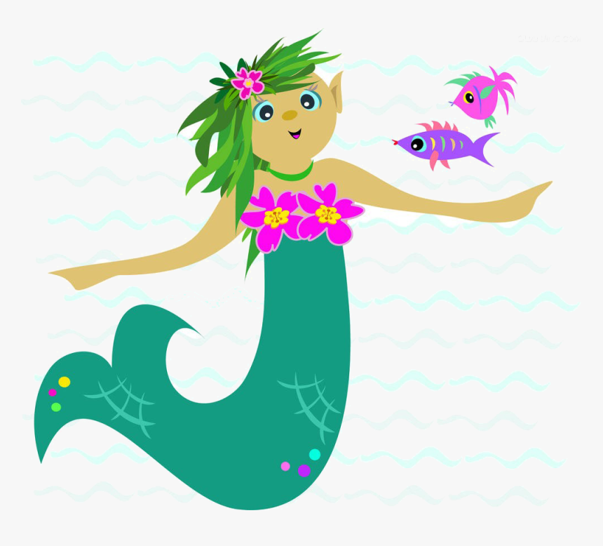 Ariel Mermaid Under The Sea Clip Art - Mermaid Clip Art, HD Png Download