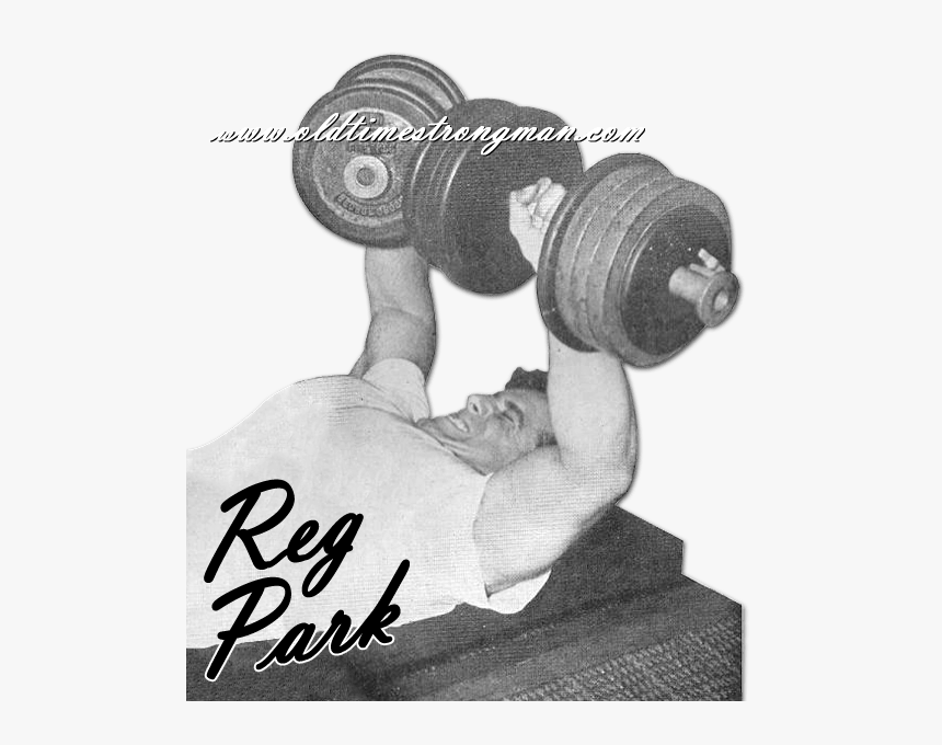 Reg Park Dumbbell Bench Pres - Reg Park Programme, HD Png Download