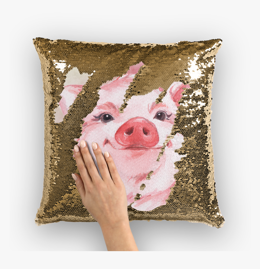 Sequin Cushion, HD Png Download
