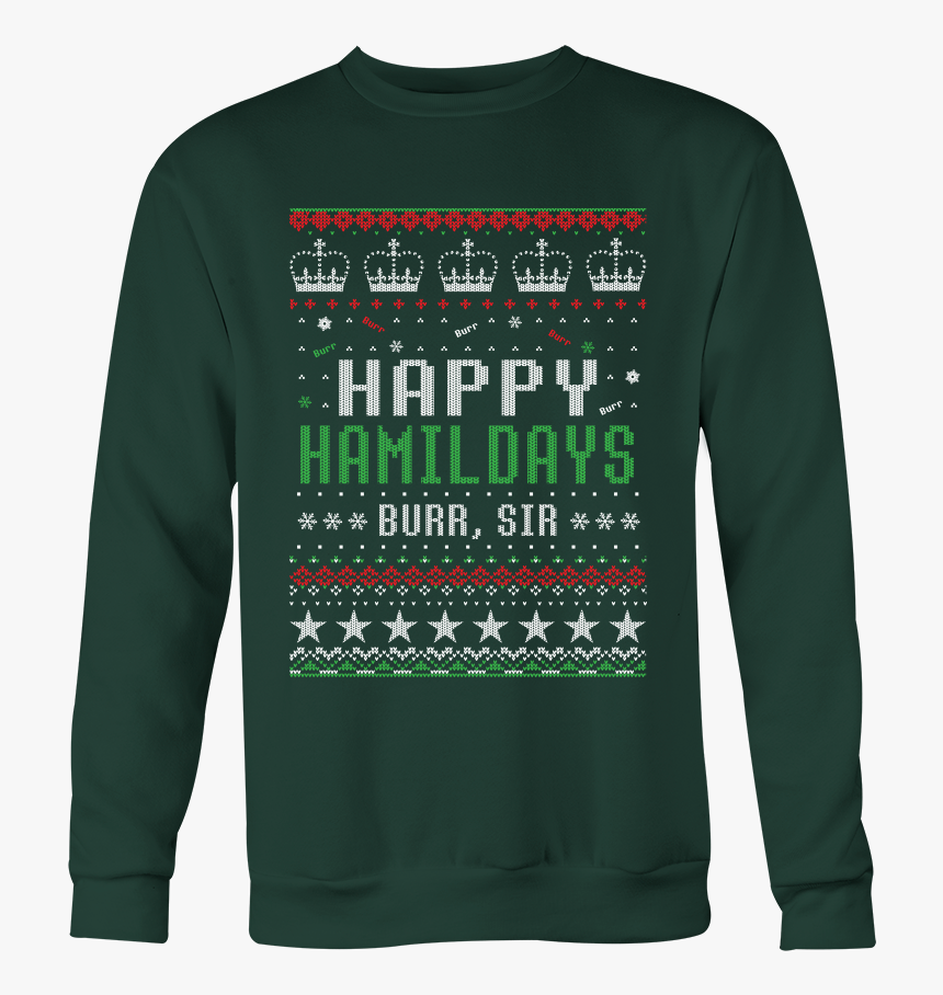 Hamilton Musical Christmas Sweater, HD Png Download