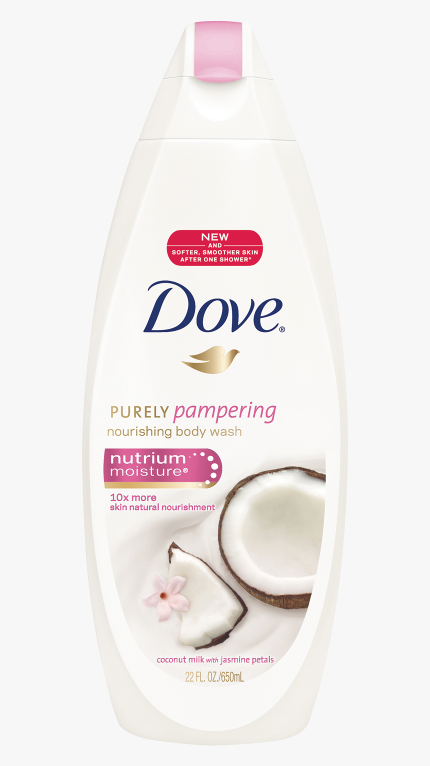 Dove Body Wash Coconut, HD Png Download
