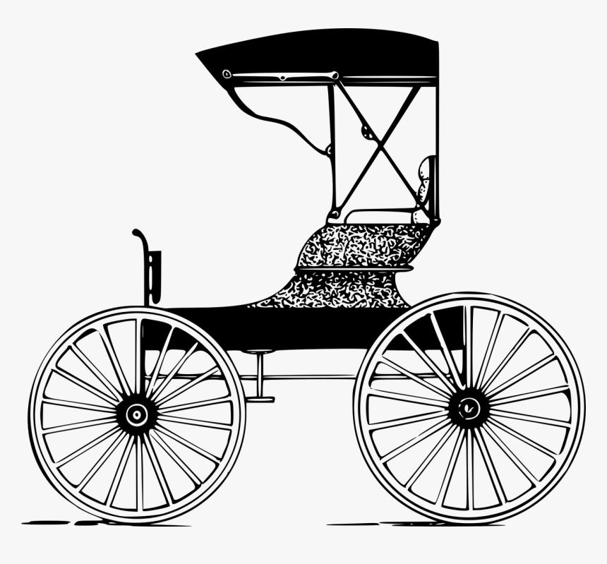 Horse And Buggy Carriage Clip Art, HD Png Download