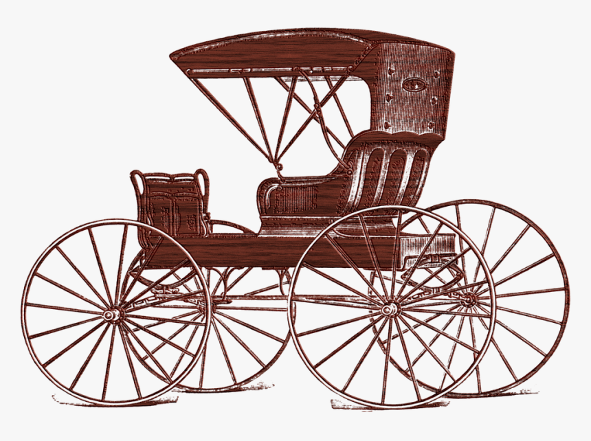 Buggy, Wagon, Vintage, Ride, Western, Old - Rice Cooker Induction Coil, HD Png Download