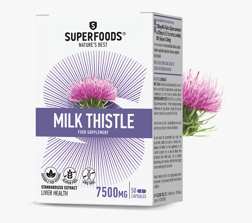 Milk Thistle - Valeriana Plus, HD Png Download