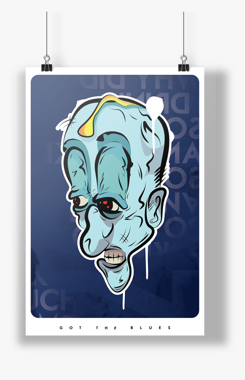 Image Of Got The Blues - Illustration, HD Png Download