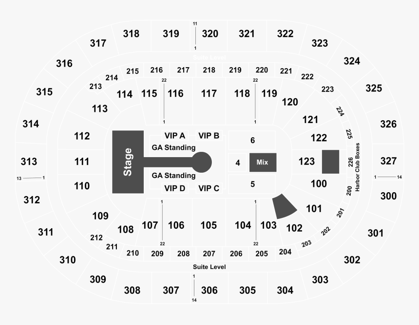 Row 11 Section 101 Keybank Center, HD Png Download