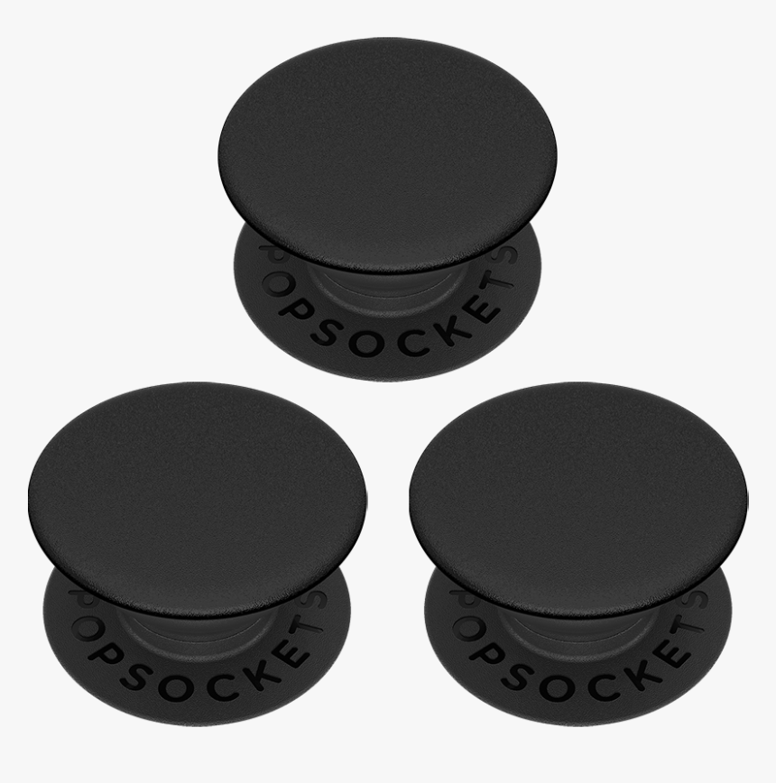 Triple Black Mini Popsocket - Popsockets, HD Png Download