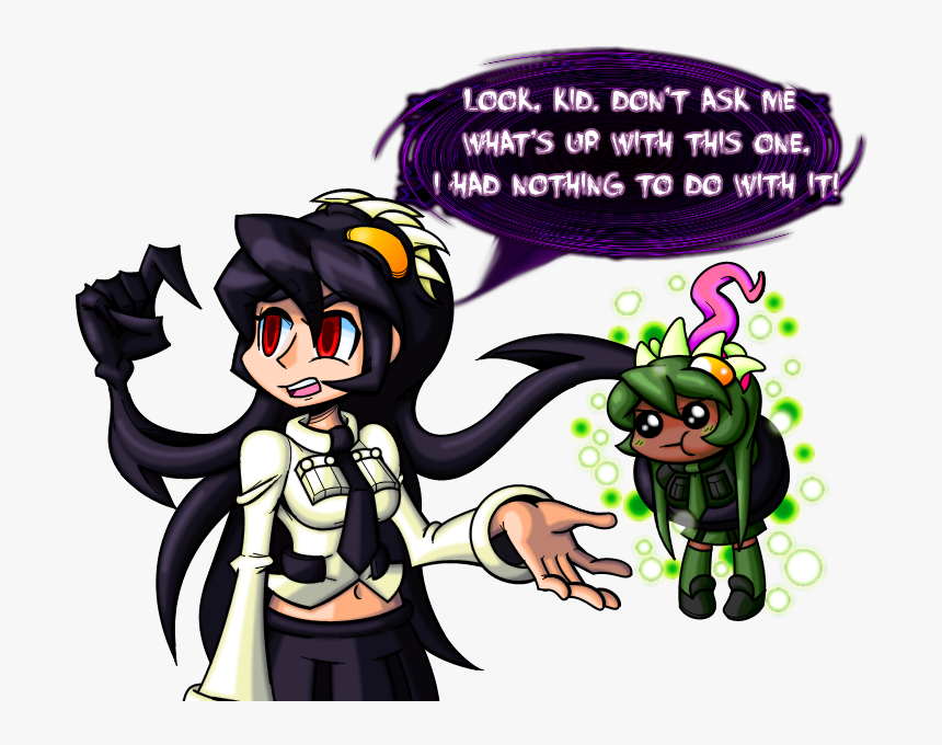 Dont Ask Me What S Up Wth, Thrs One, Had Nothing To - Skullgirls Filia X Fukua, HD Png Download