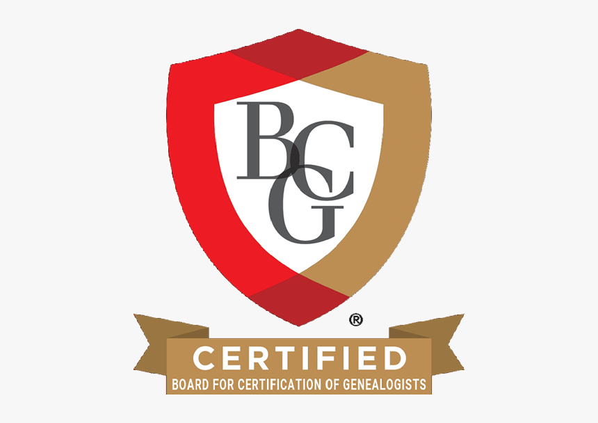 Bcg Badge - Board Of Certified Genealogists, HD Png Download