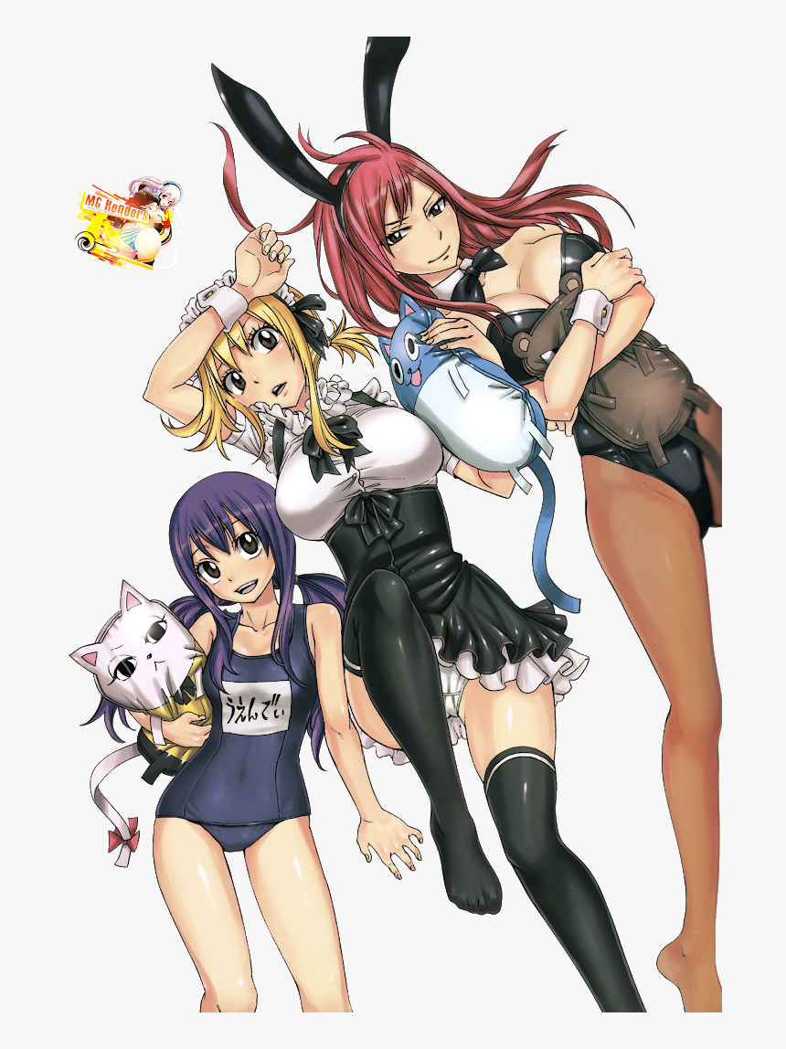 One Piece Hentai Erza Lucy, HD Png Download