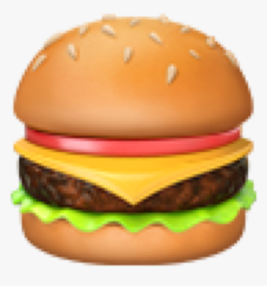 Google Vs Apple Burger Emoji, HD Png Download