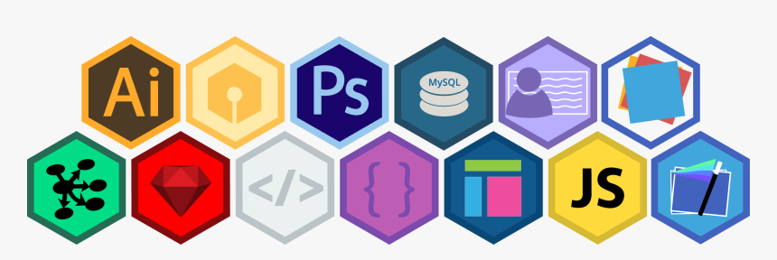 Transparent Badge Vector Png - Hexagon Badges Icon, Png Download