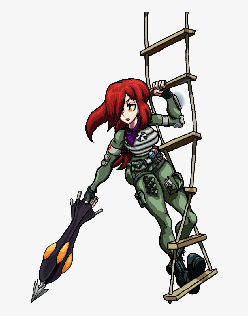 Tactical Parasoul / Parasouldrop - Skullgirls Parasoul, HD Png Download