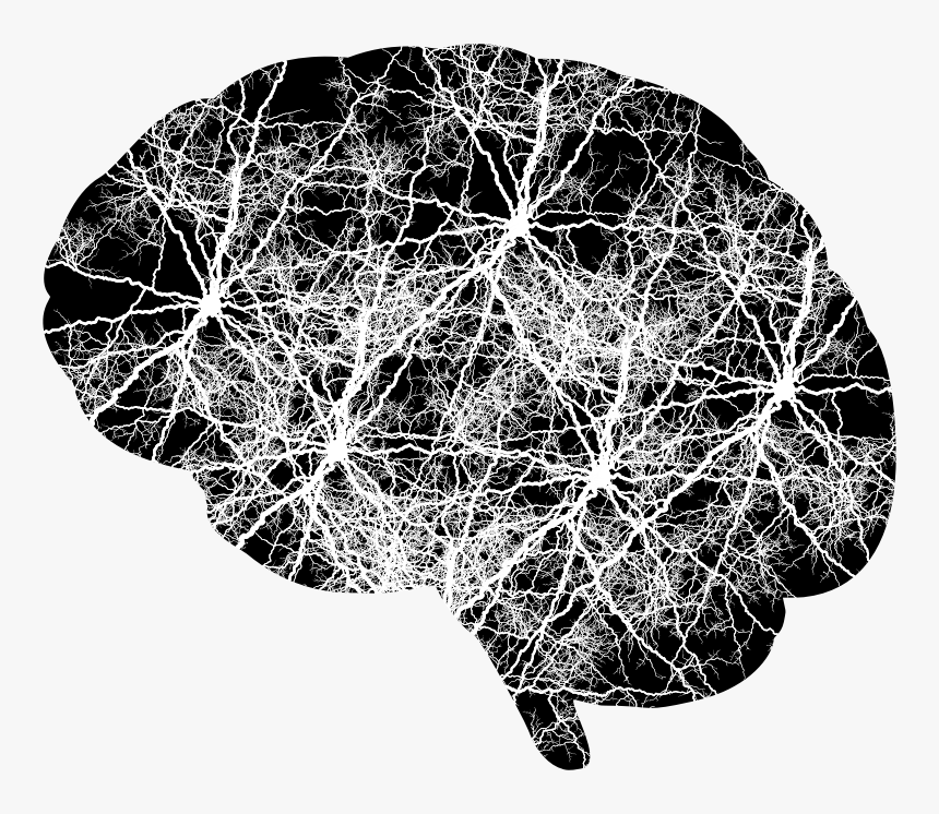 Lightning Brain - Human Brain, HD Png Download