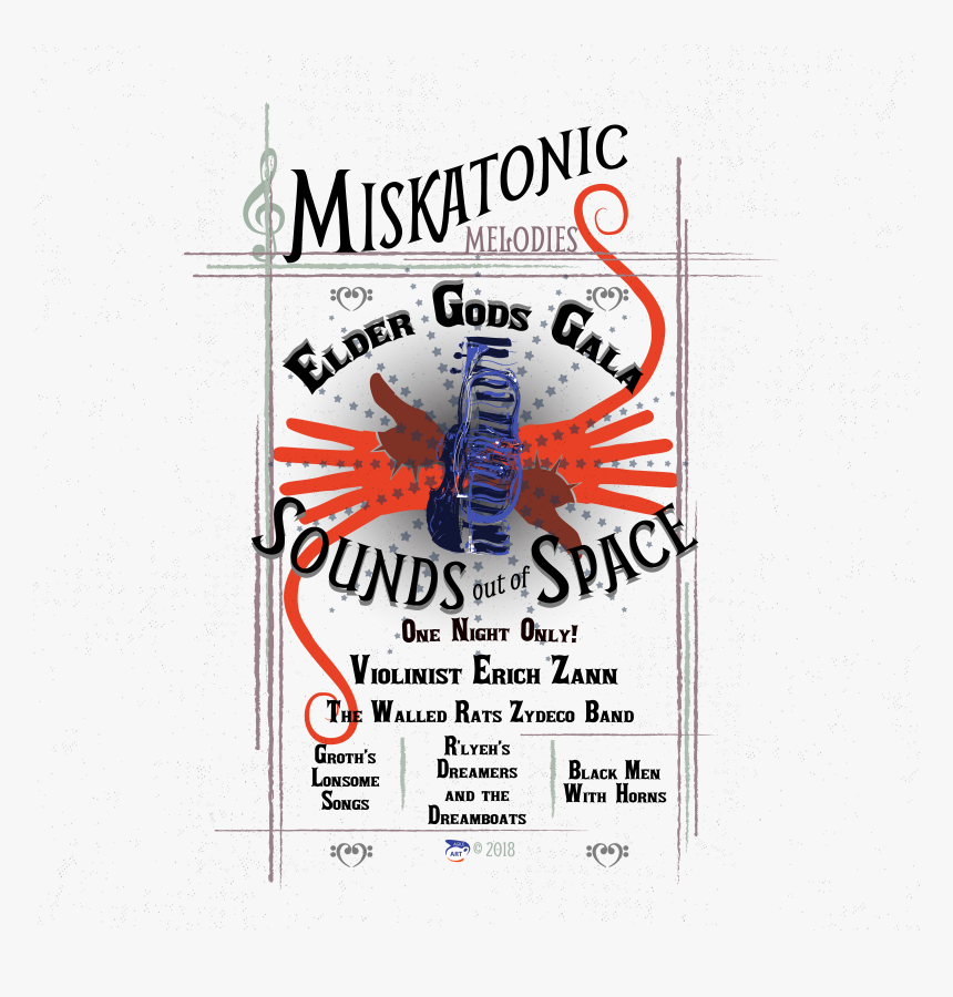 Jazz Hands -miskatonic Elder Gods Gala Poster - Poster, HD Png Download