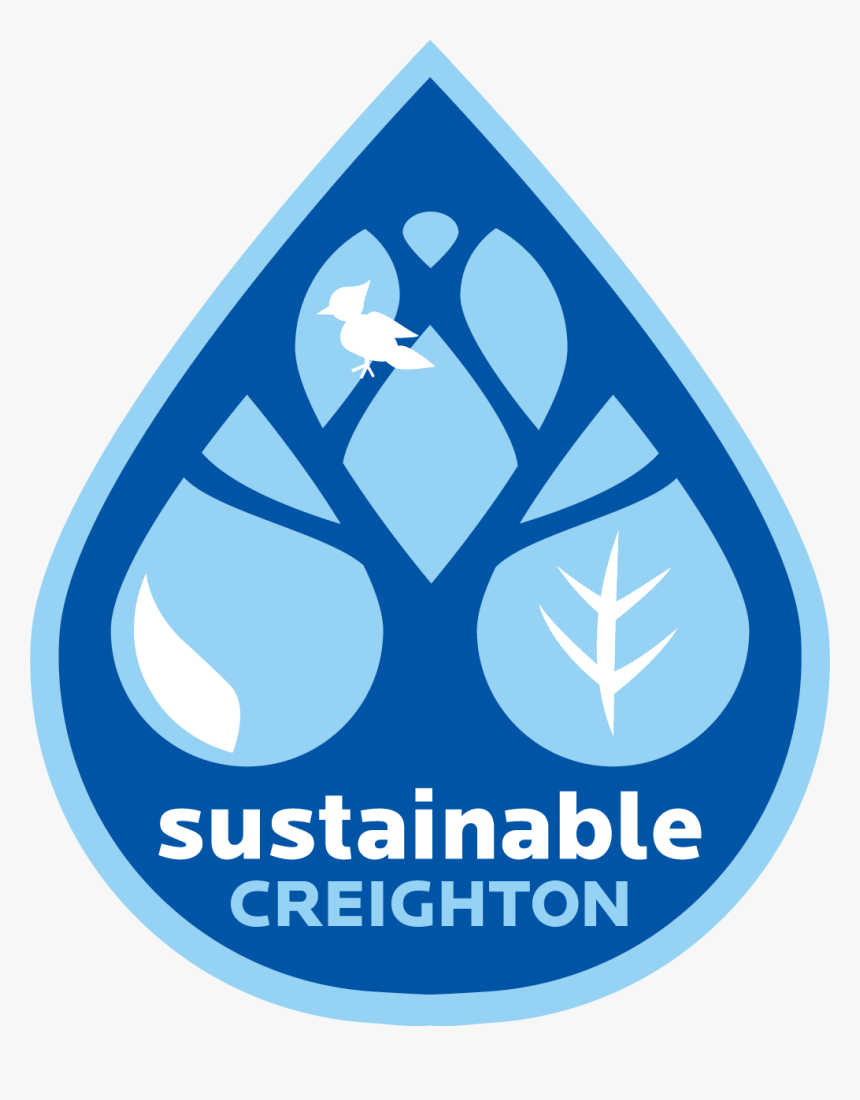 Sustainable Creighton Logo - Creighton Sustainability, HD Png Download