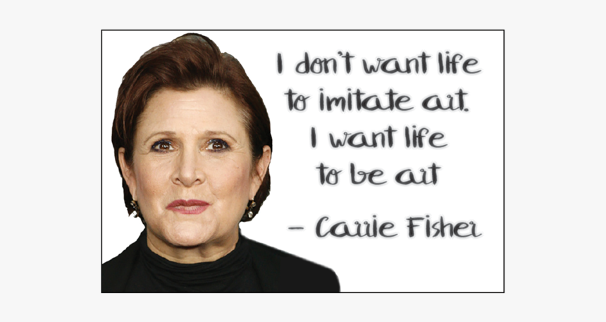 Carrie Fisher Magnet Gone - Girl, HD Png Download