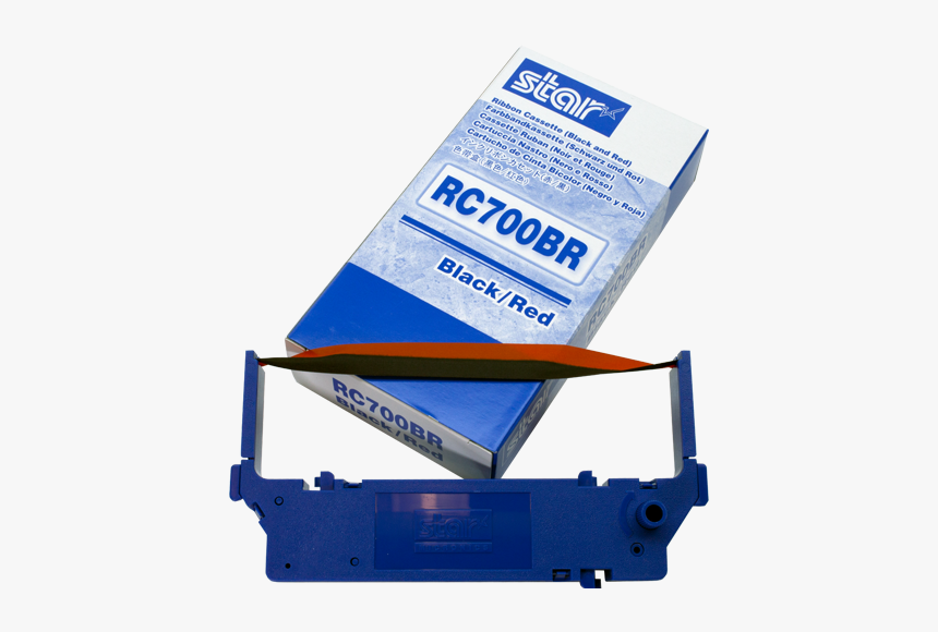 Star Micronics Rc700br Red/black Thermal Transfer Ribbon - Star Rc700b Ribbon Black, HD Png Download