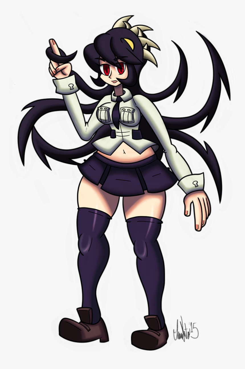 Wanted To Draw Something Skullgirls Related - Cartoon, HD Png Download