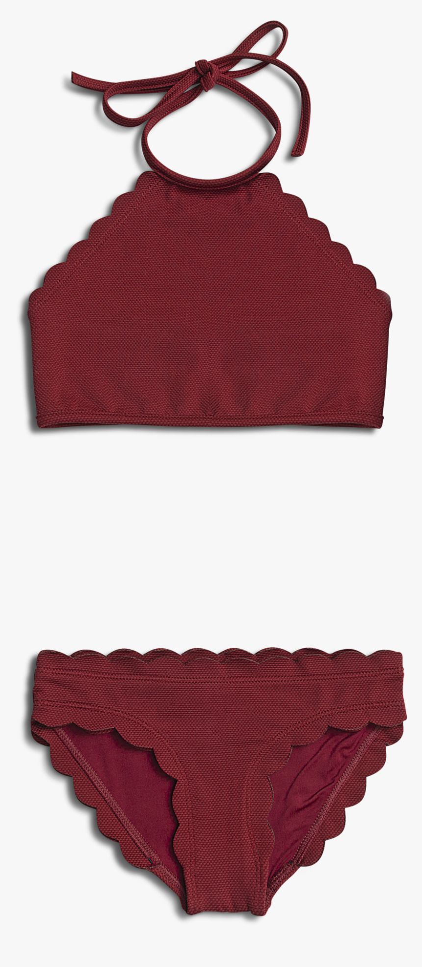 Dalia ~ Burgundy Two Piece Toddler Bathing Suit, HD Png Download