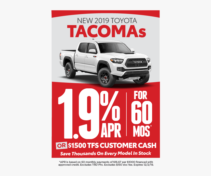 Tacoma Special Offers - Toyota Tacoma, HD Png Download